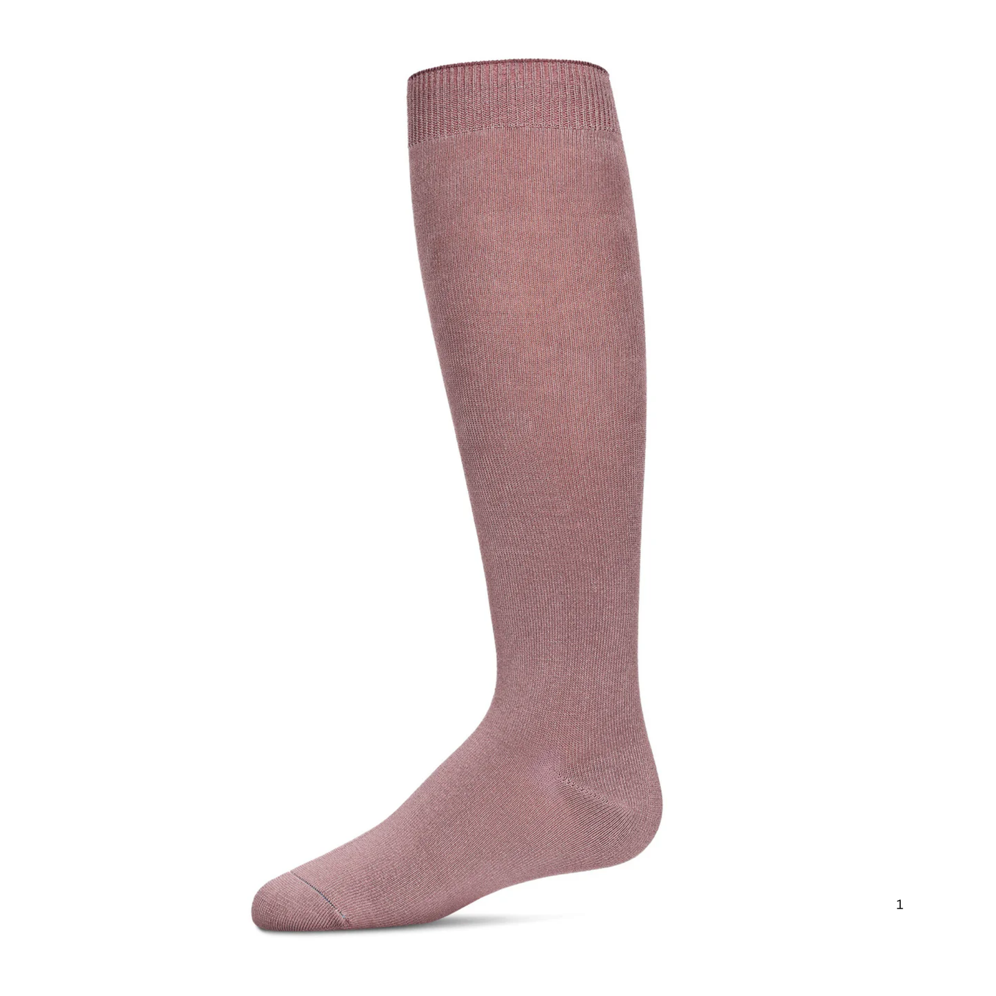 Memoi Kids Basic Soft Rayon from Bamboo Knee High Socks Orchid - Mk-6266