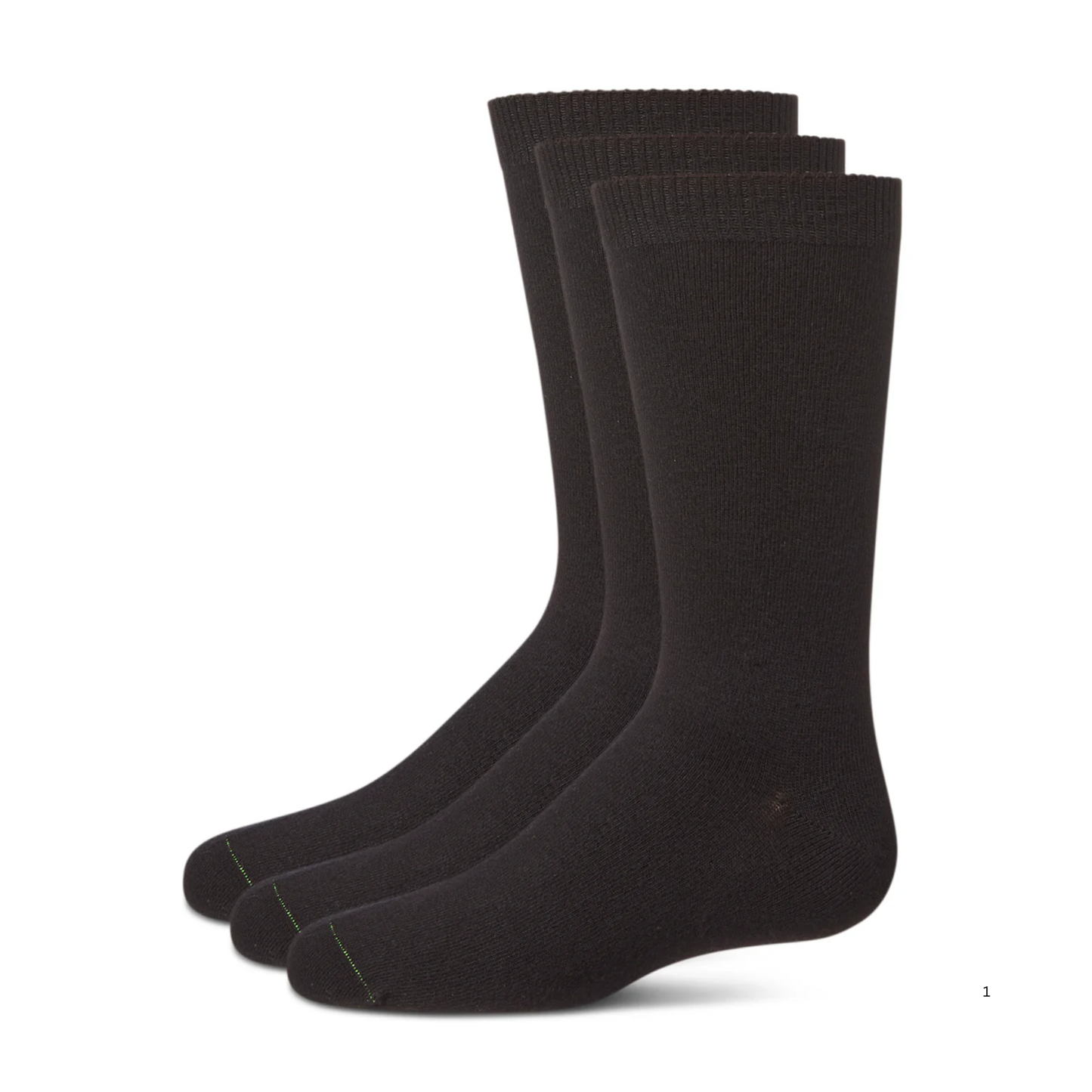 Memoi Boys 3 Pair Pack Flat Rayon from Bamboo Blend Crew Socks