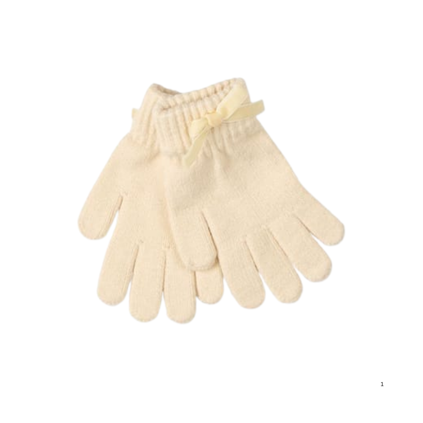 Memoi Bow Cuffed Gloves