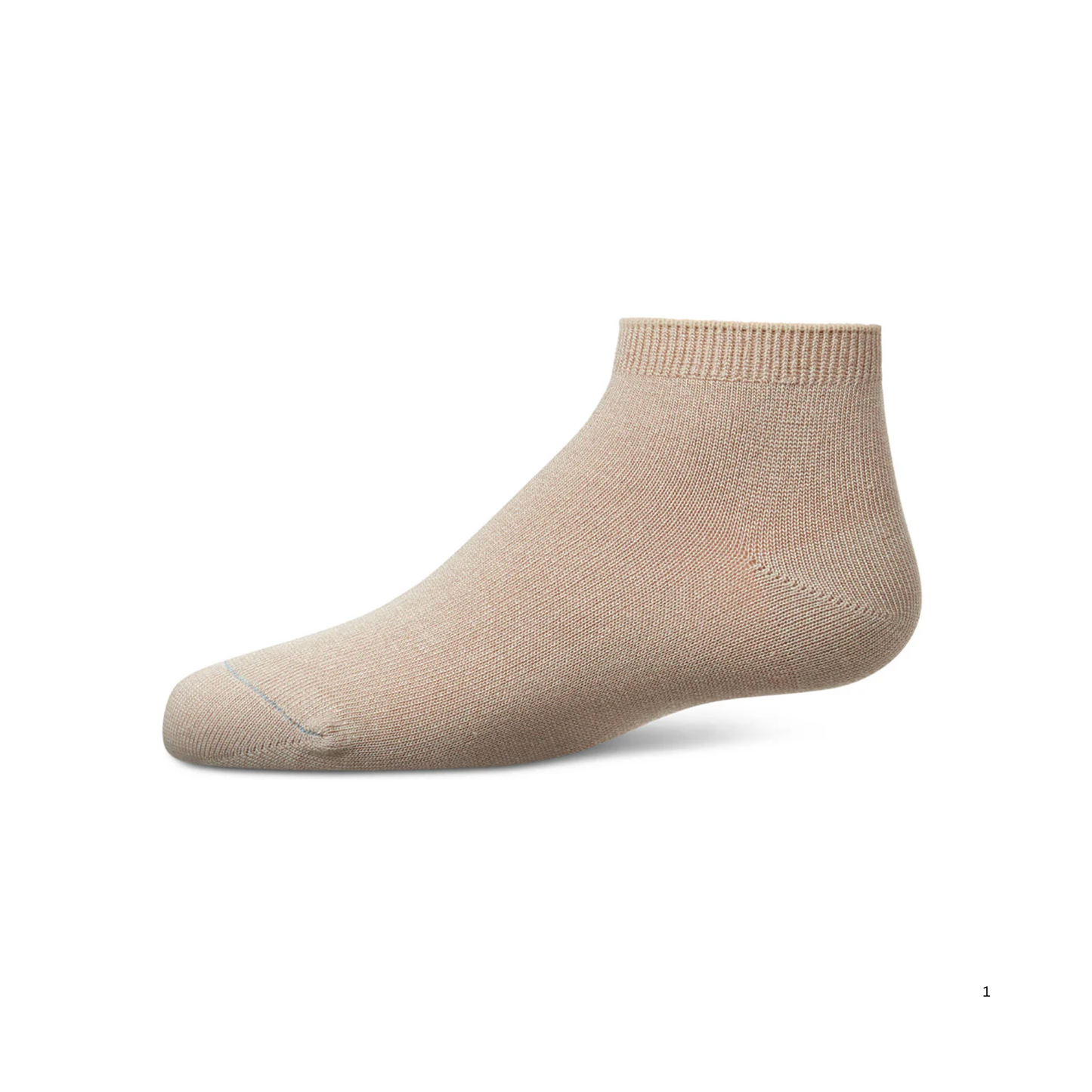 Memoi Kids Basic Soft Rayon from Bamboo Anklet Socks Humus - Mk-6066