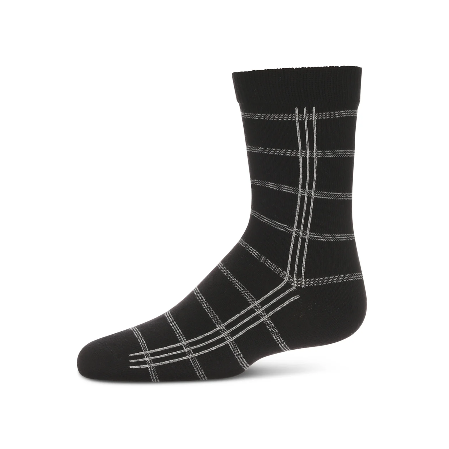 Memoi Boys Boxed Stripe Crew Socks - Mk-169