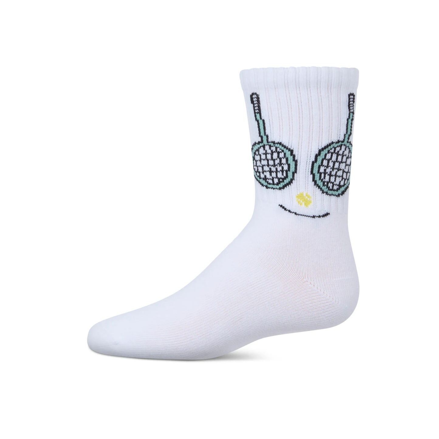 Memoi Tennis Smiley Face Crew - MKF-6072