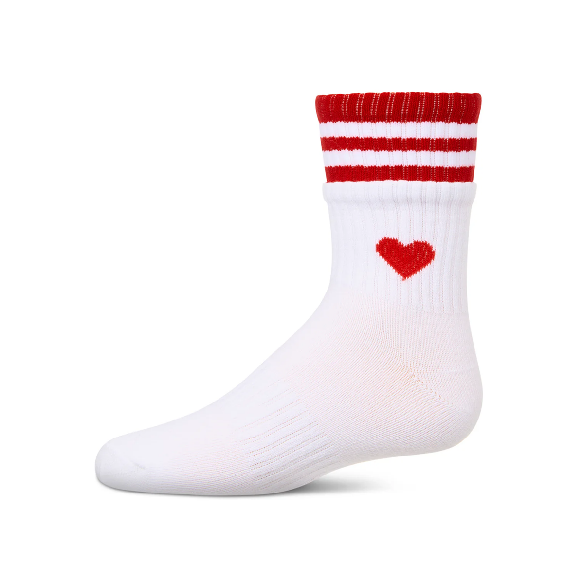 Memoi Sport Rib Heart Crew