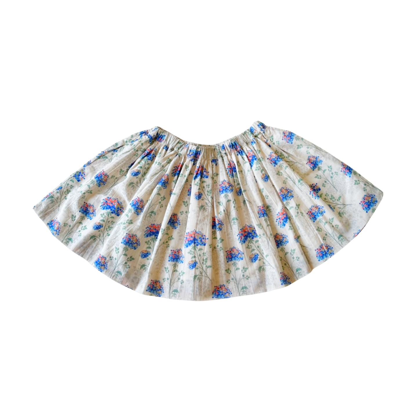 Lali Hydrangea Print Twirly Short Skirt
