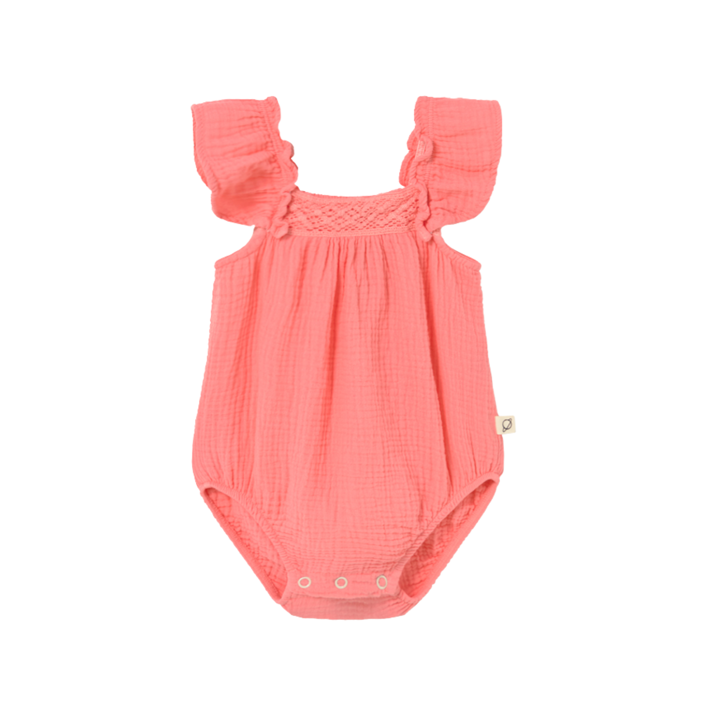 Cozmo Candy Pink Soft Gauze Romper