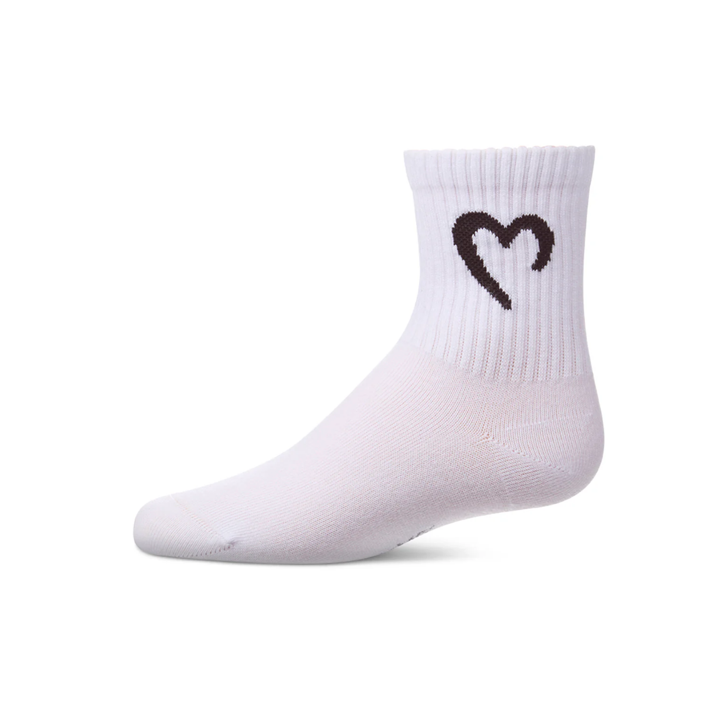 Memoi White Open Heart Crew
