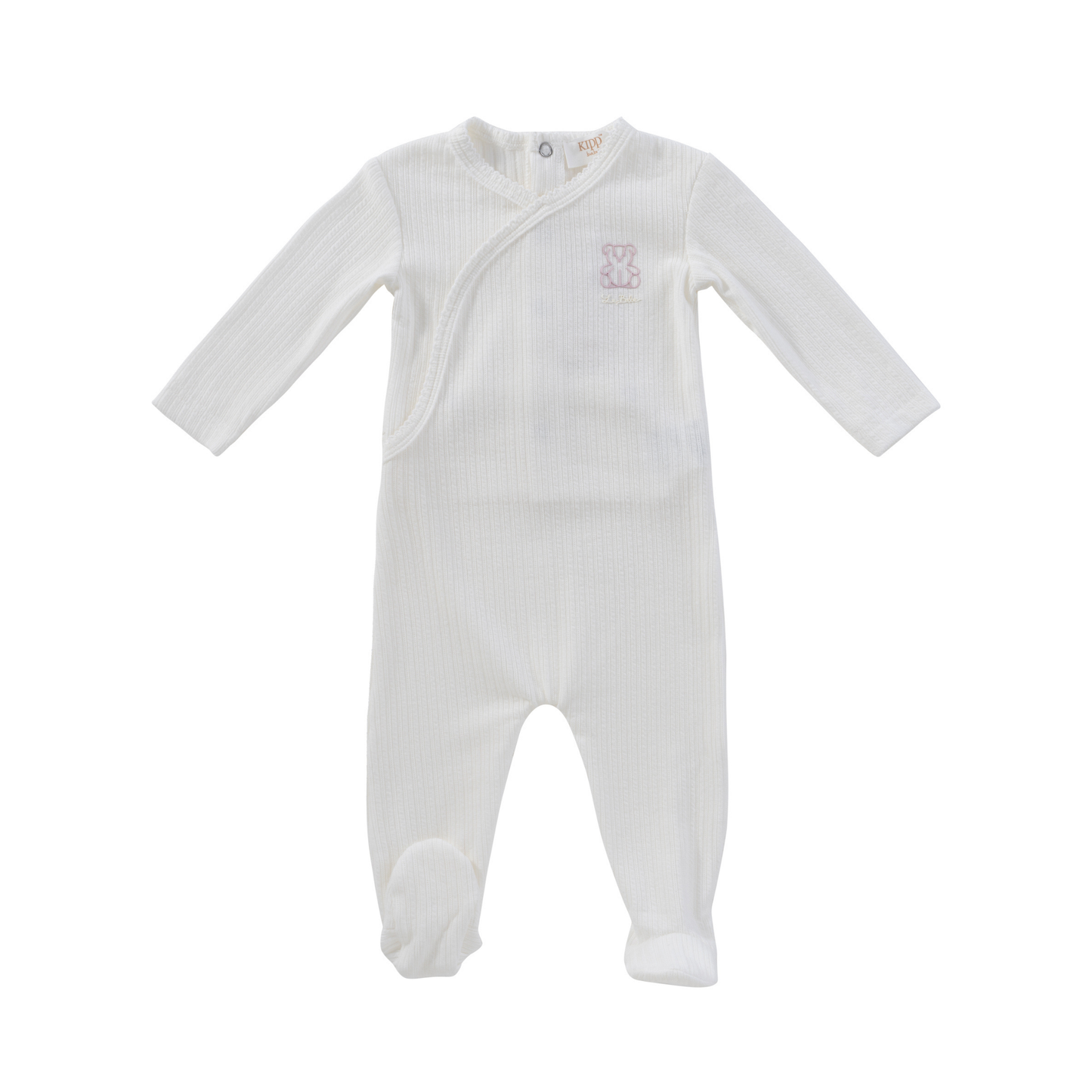 Kipp Baby Pink Teddy Wrap Footie