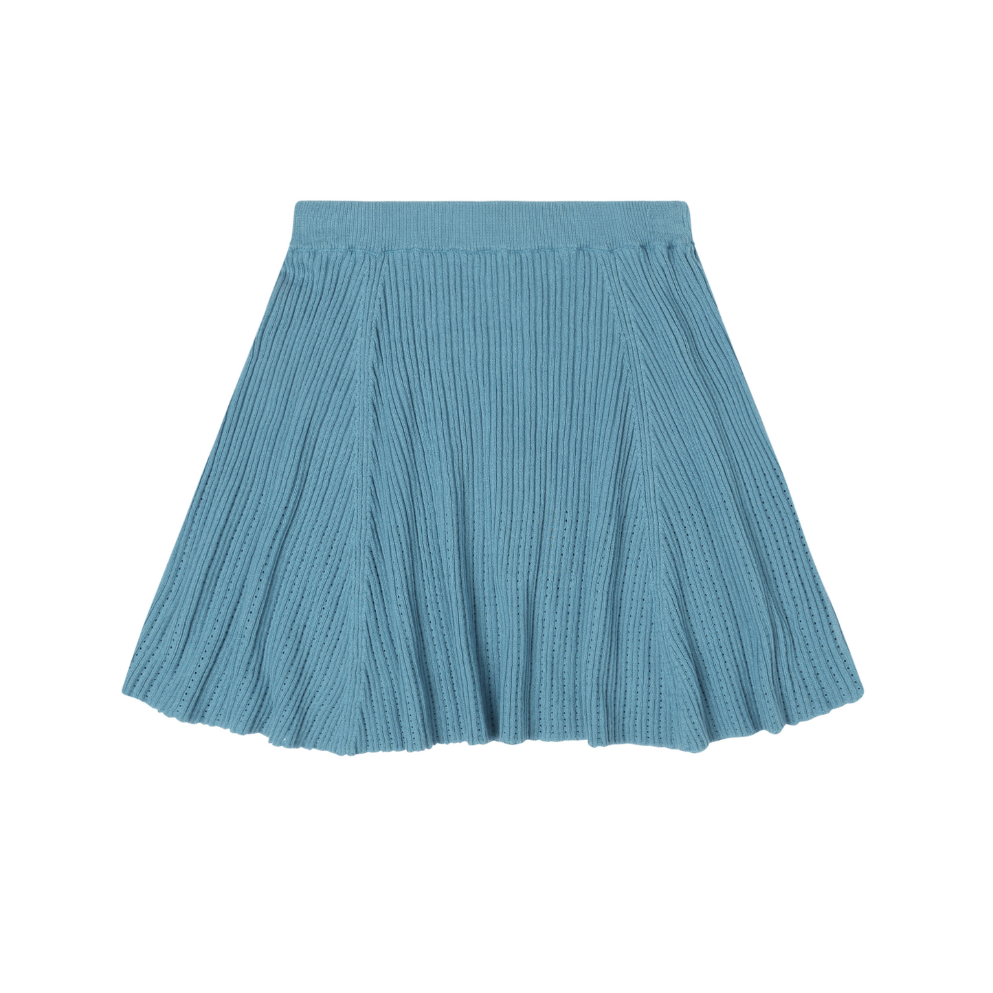 Fub Sea Pointelle Flair Short Skirt