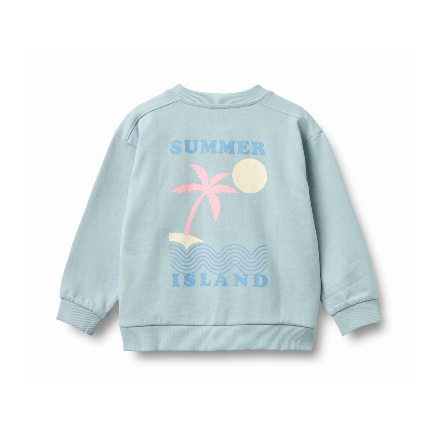 Wheat Sky Blue Ellis Summer Long Sleeve Sweatshirt