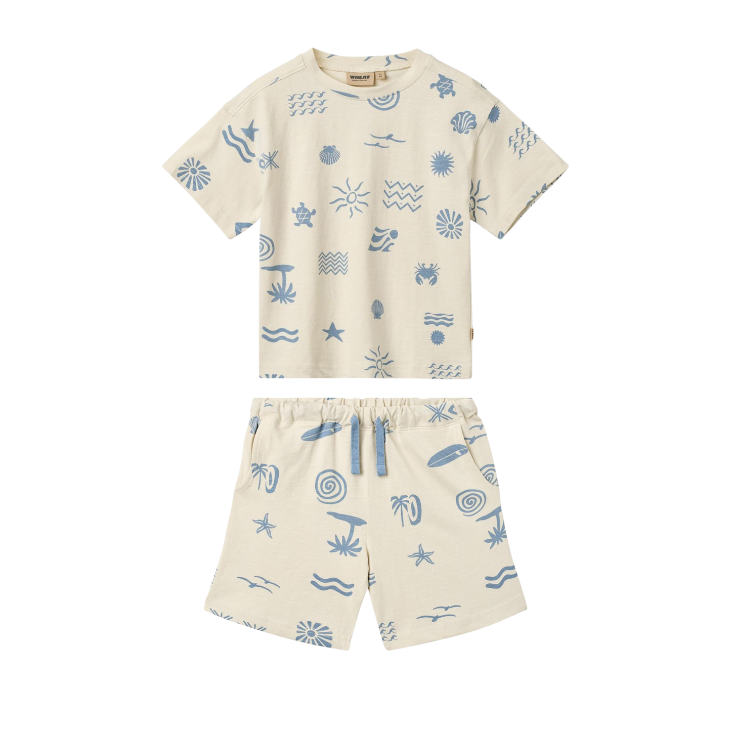 Wheat Ivory Kalle Summer Island Shorts Set