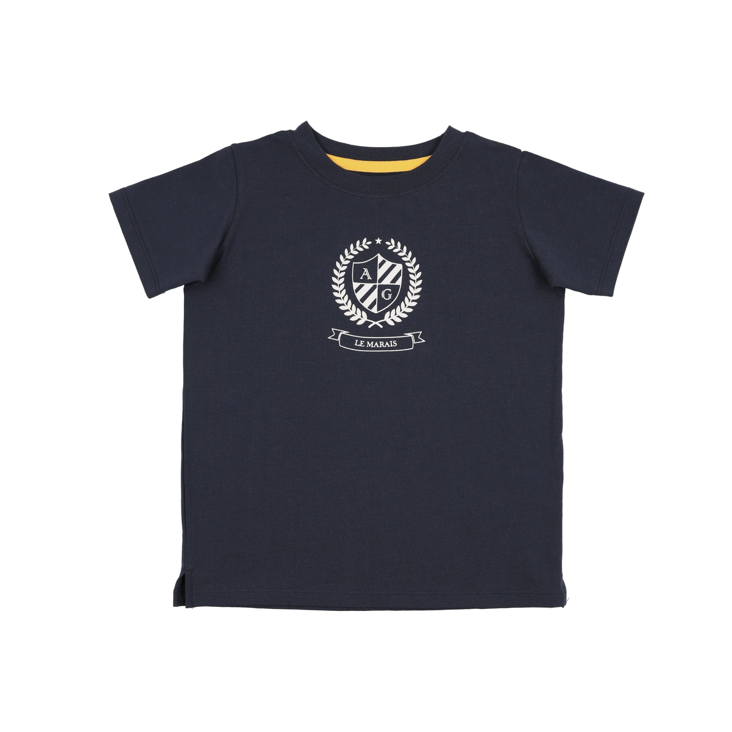 Lil Legs Navy Emblem Tee