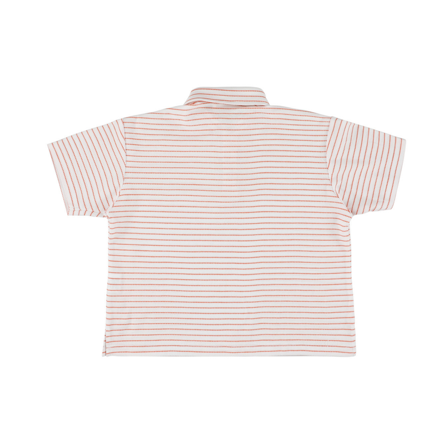 Morley Orange Wim Gil Short Sleeve Polo