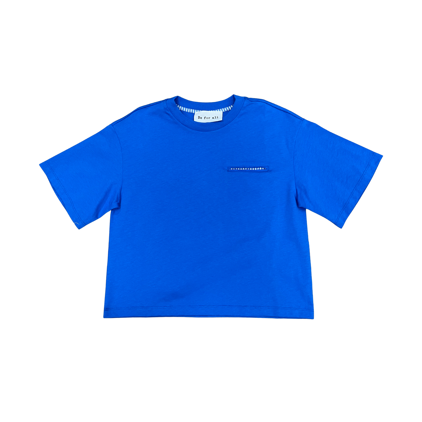Be for all Electric Blue Pocket Short Sleeve Tee