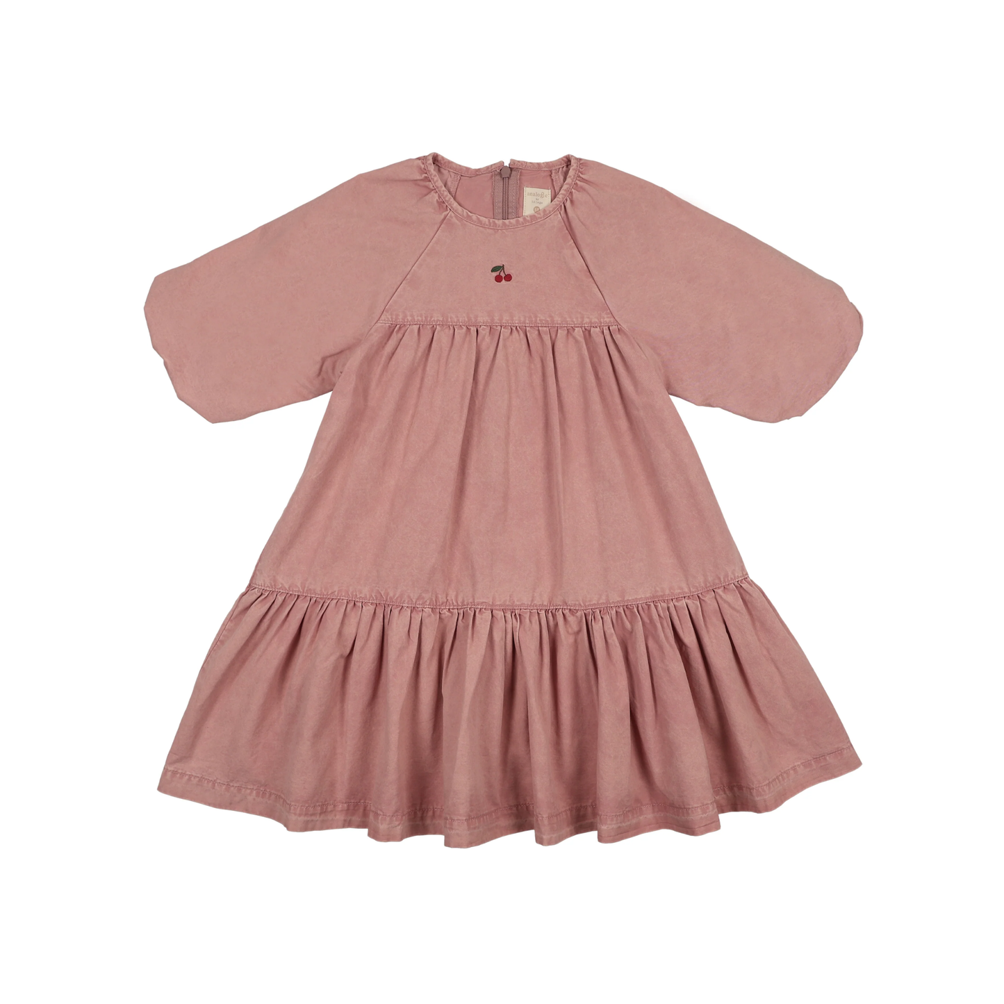 Analogie Pink Wash Denim Capsule Dress 3/4 Sleeves