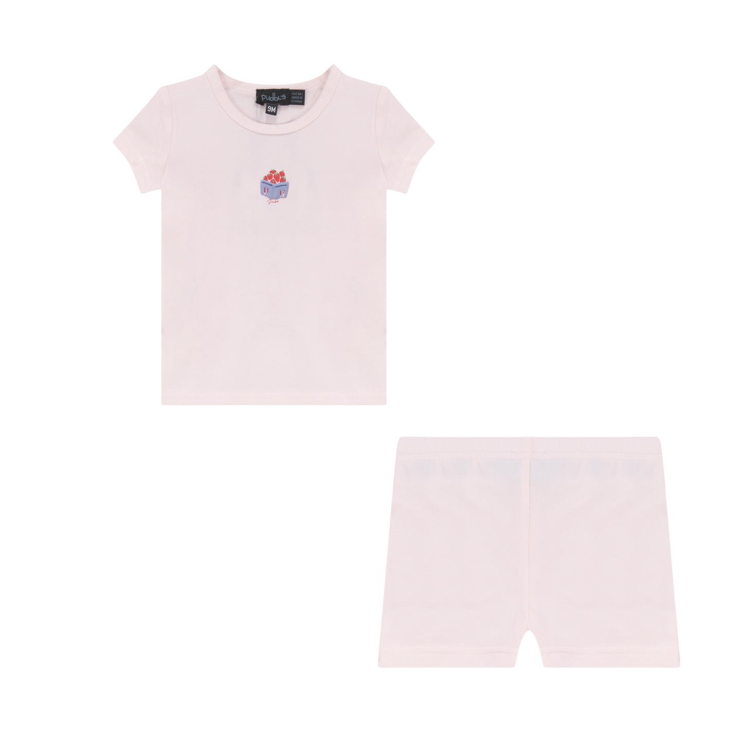Puddles Pink Sorbet Cotton Spandex Berry Box 2 Pc Set
