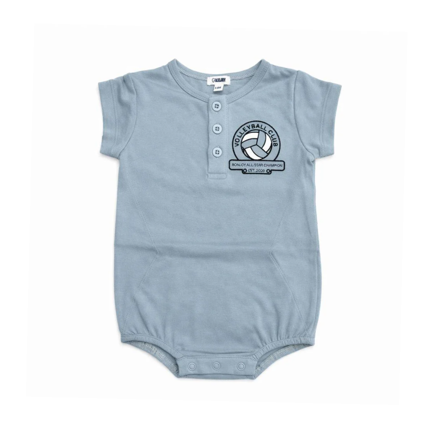 Bonjoy Cloud Blue Volleyball Club Romper
