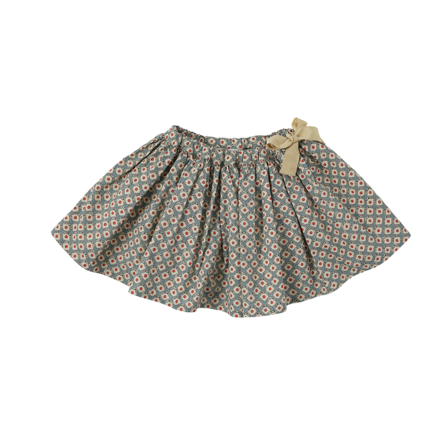 Bene Bene Beige Rhombus Full Skirt