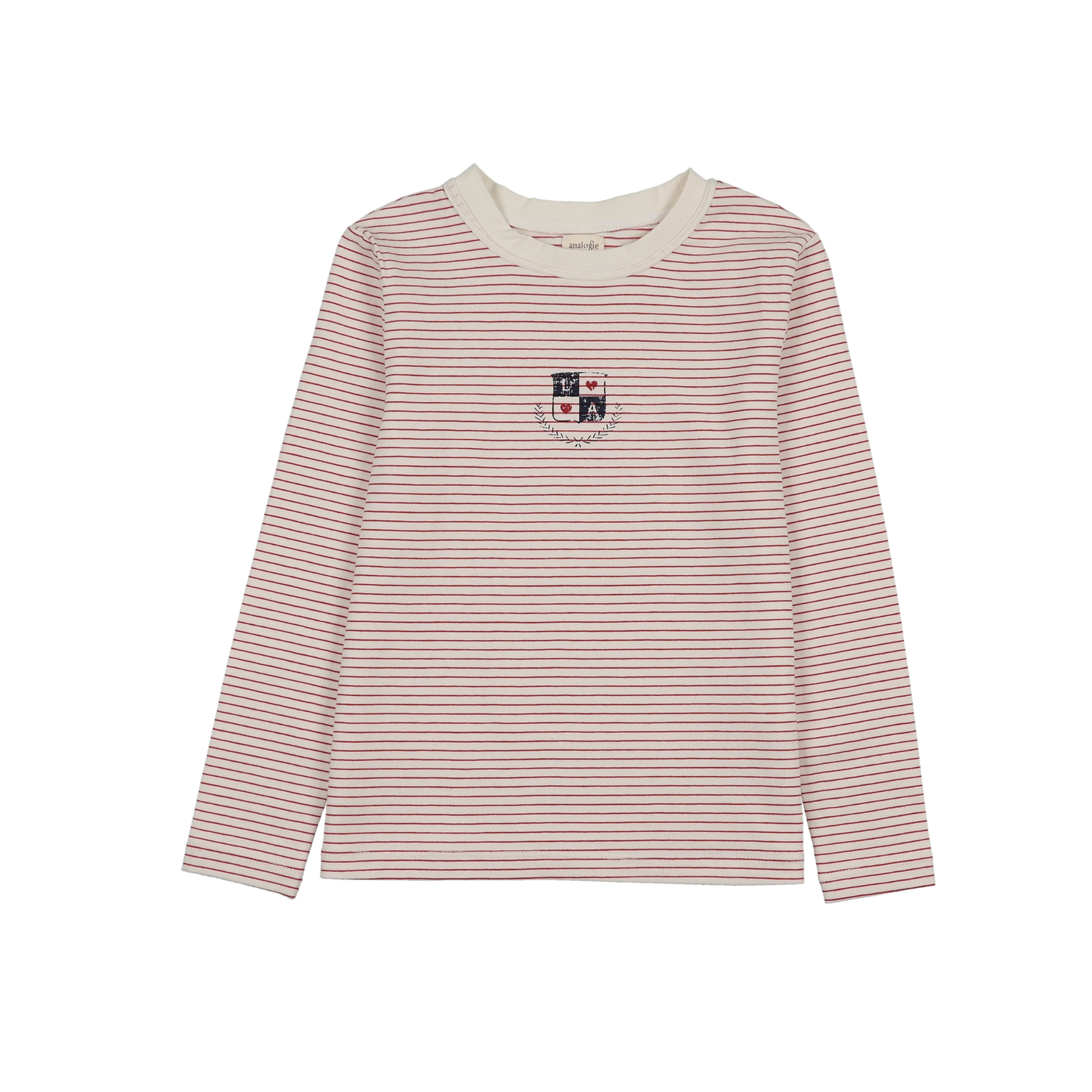 Analogie Red Stripe Denim City Long Sleeve Tee