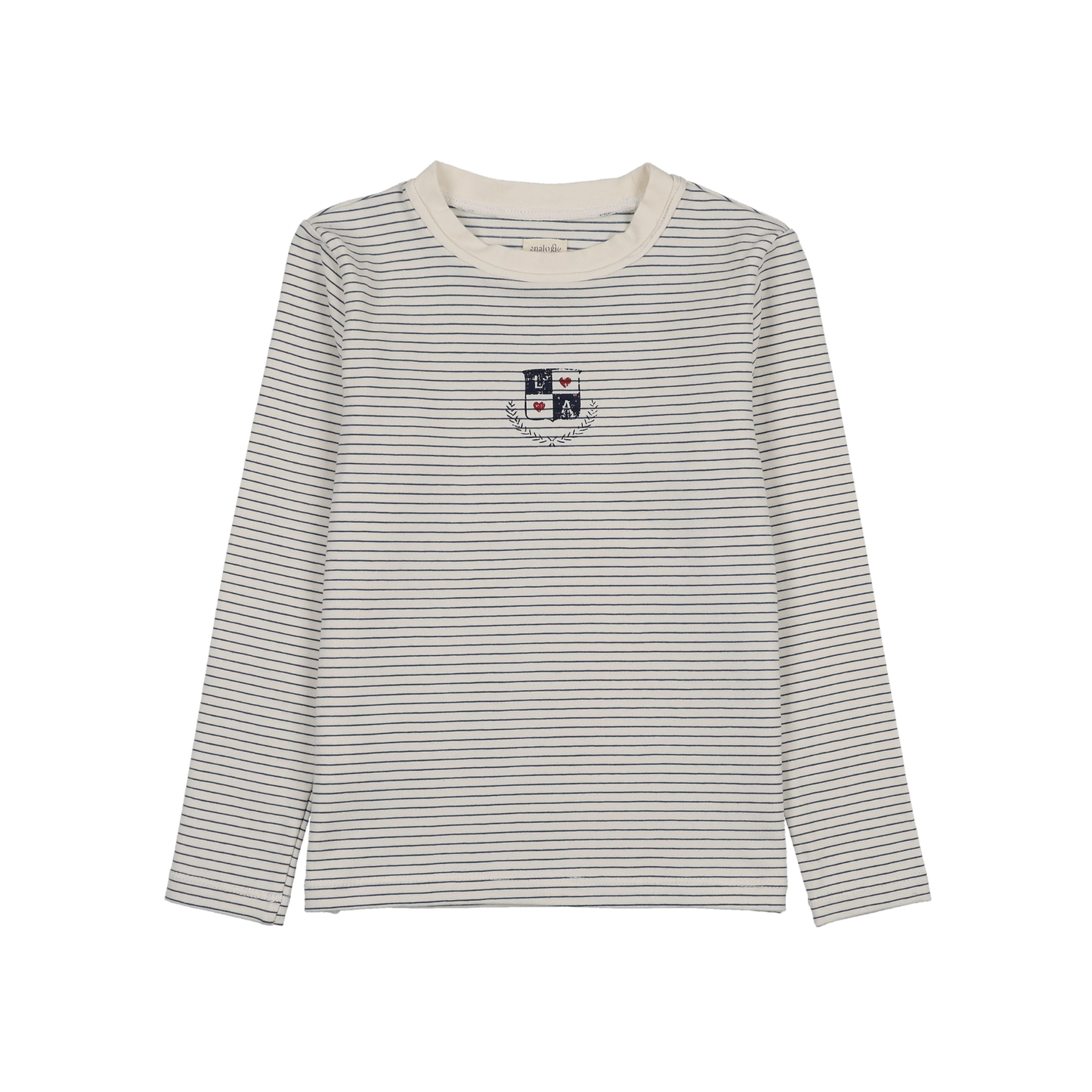 Analogie Blue Stripe Denim City Long Sleeve Tee