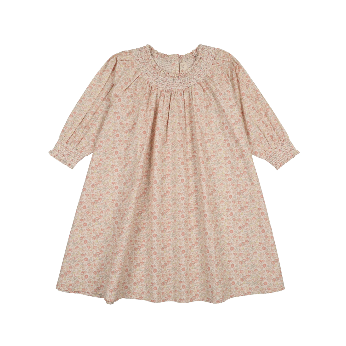 Analogie Bud Pink Sunny Blossoms 3/4 Sleeve Dress