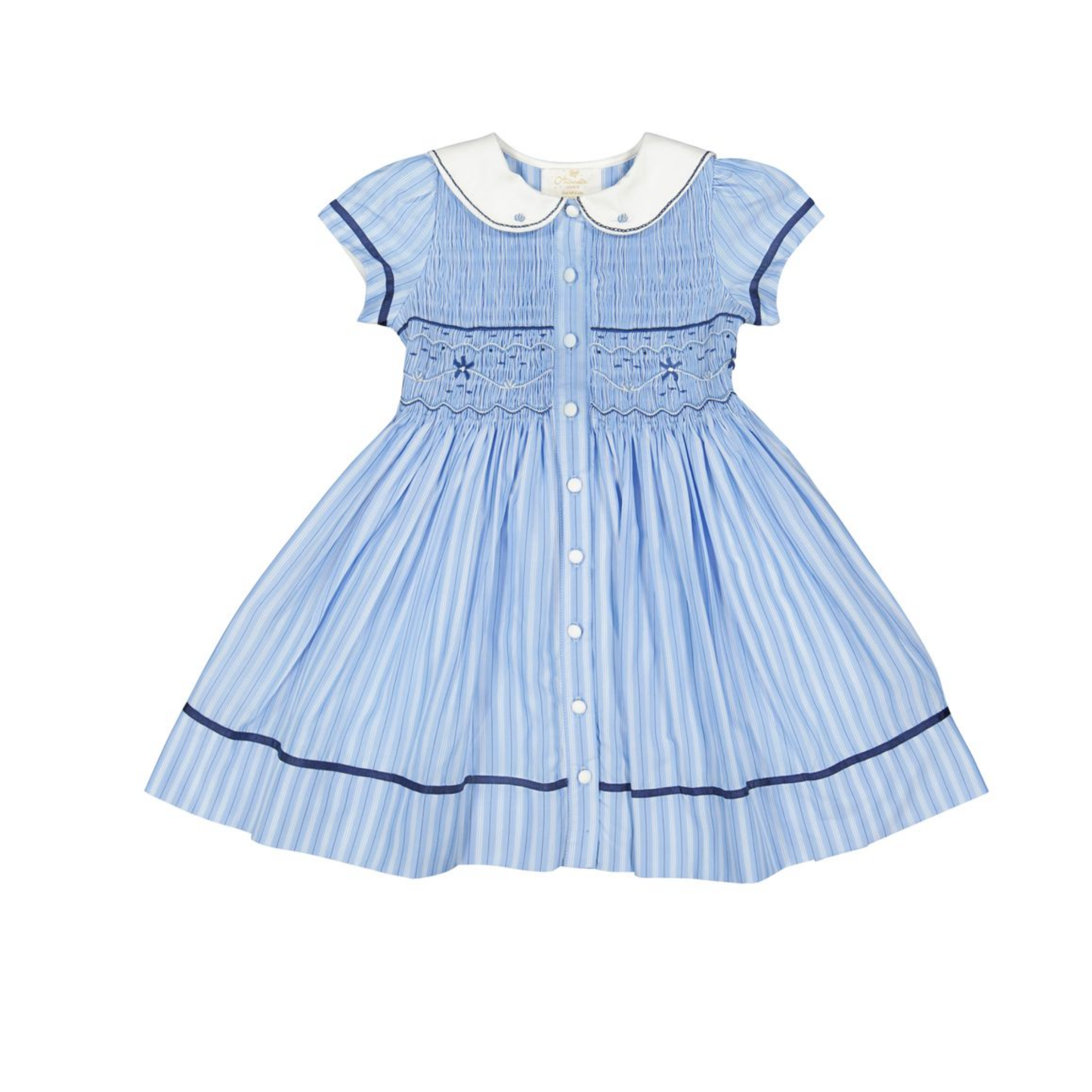 Antoinette Paris Blue Riviera Blue Stripe Dress