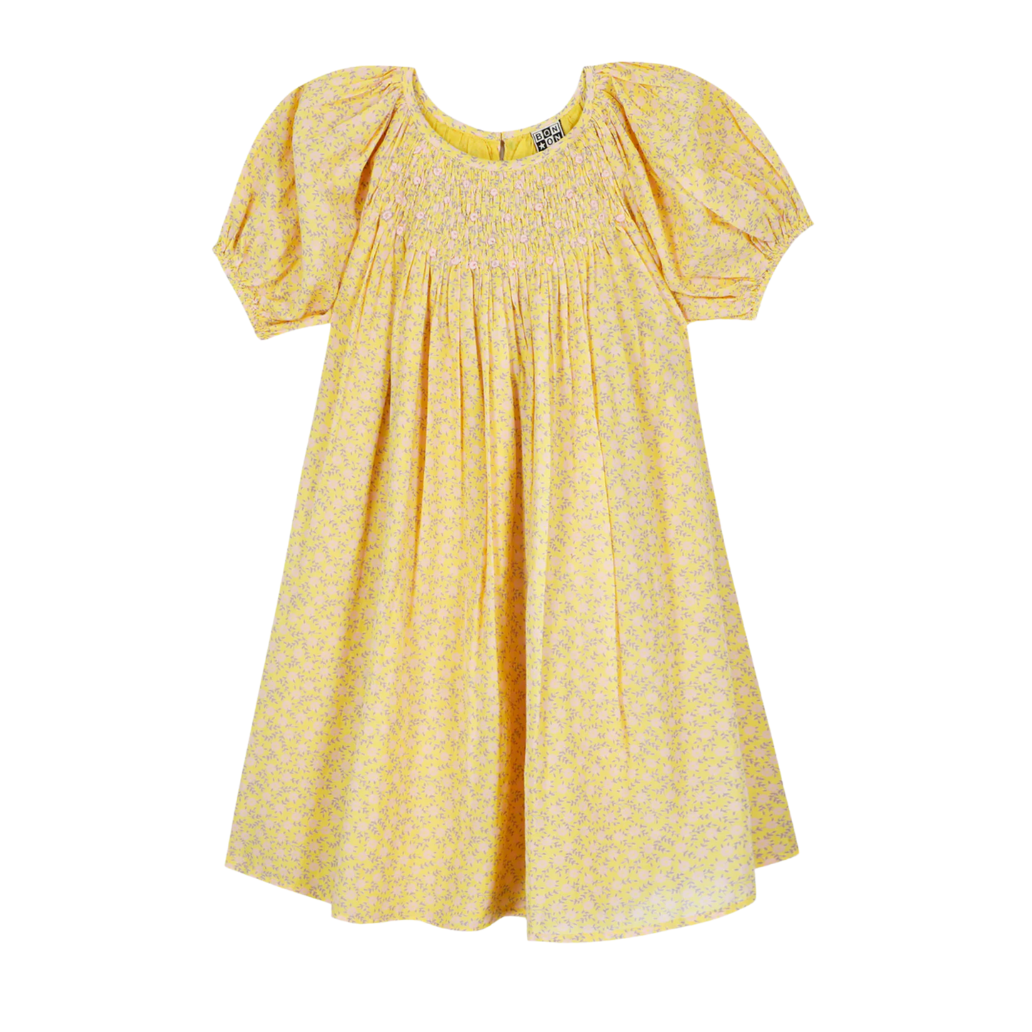 Bonton Yellow Nala Flowers Petals Dress