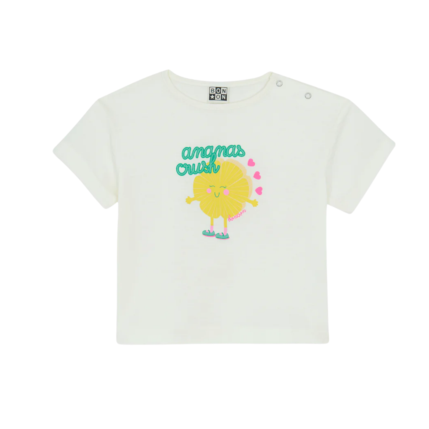 Bonton Ecru Anana Short Sleeve Tee
