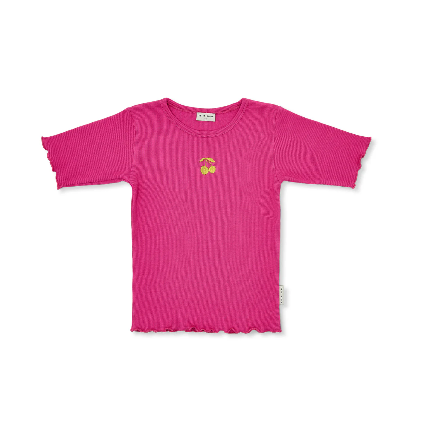Petit Blush Rose Violet Rib T-Shirt