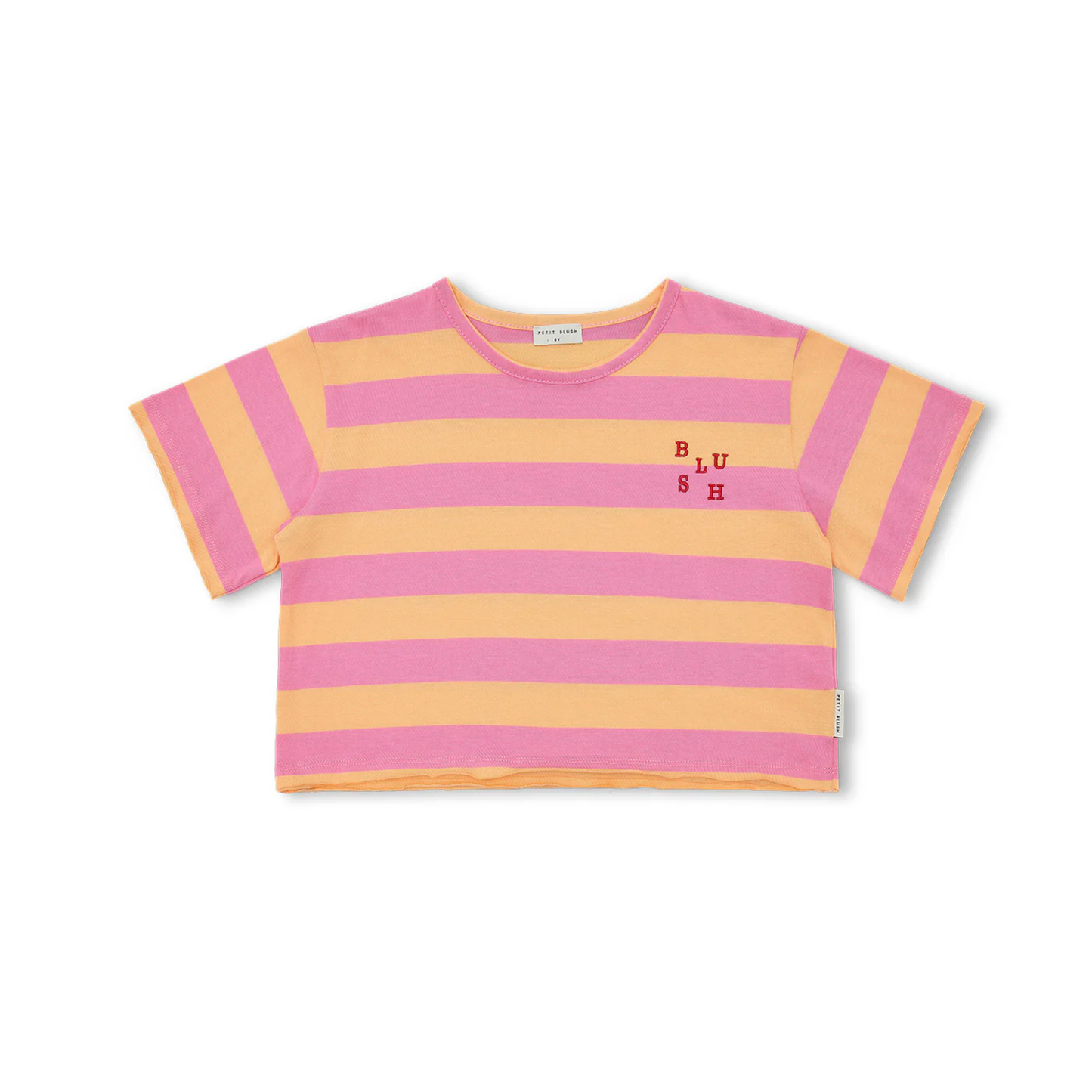 Petit Blush Rose/Peach Stripe T-Shirt