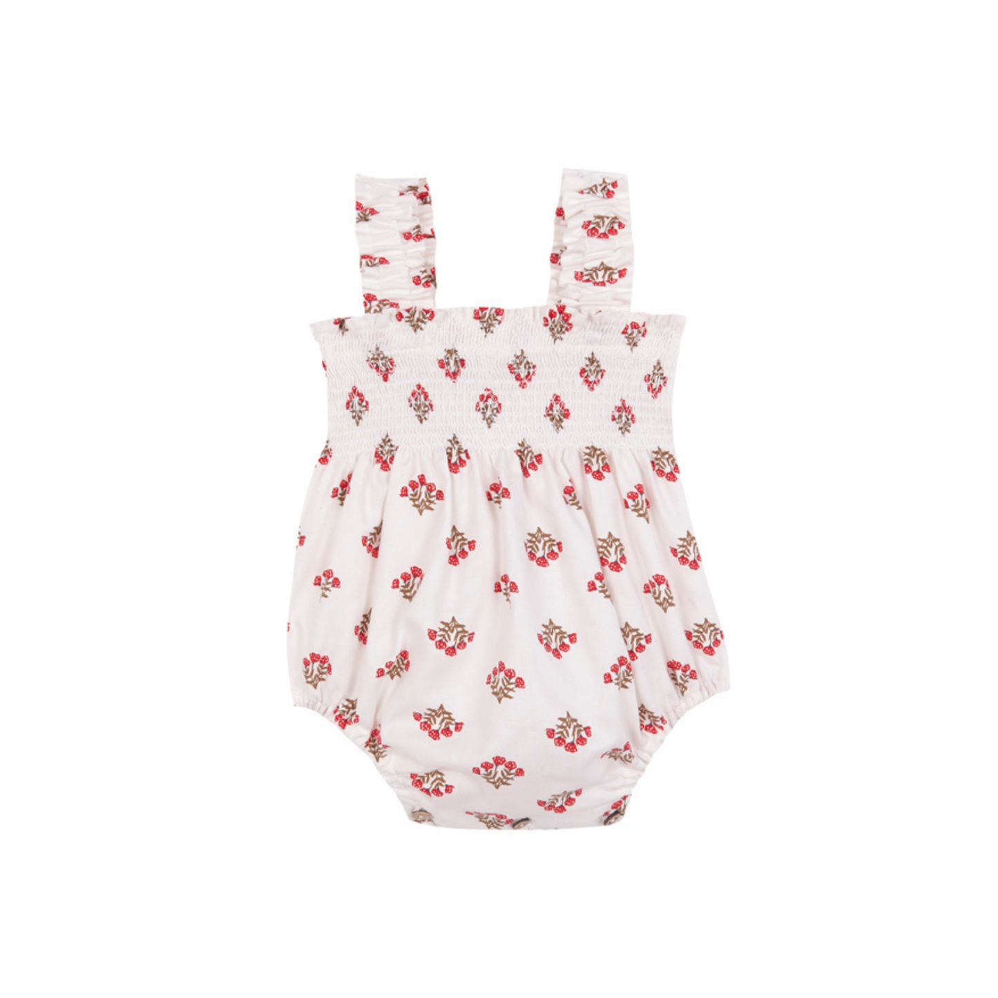 Birinit White Romper Baby