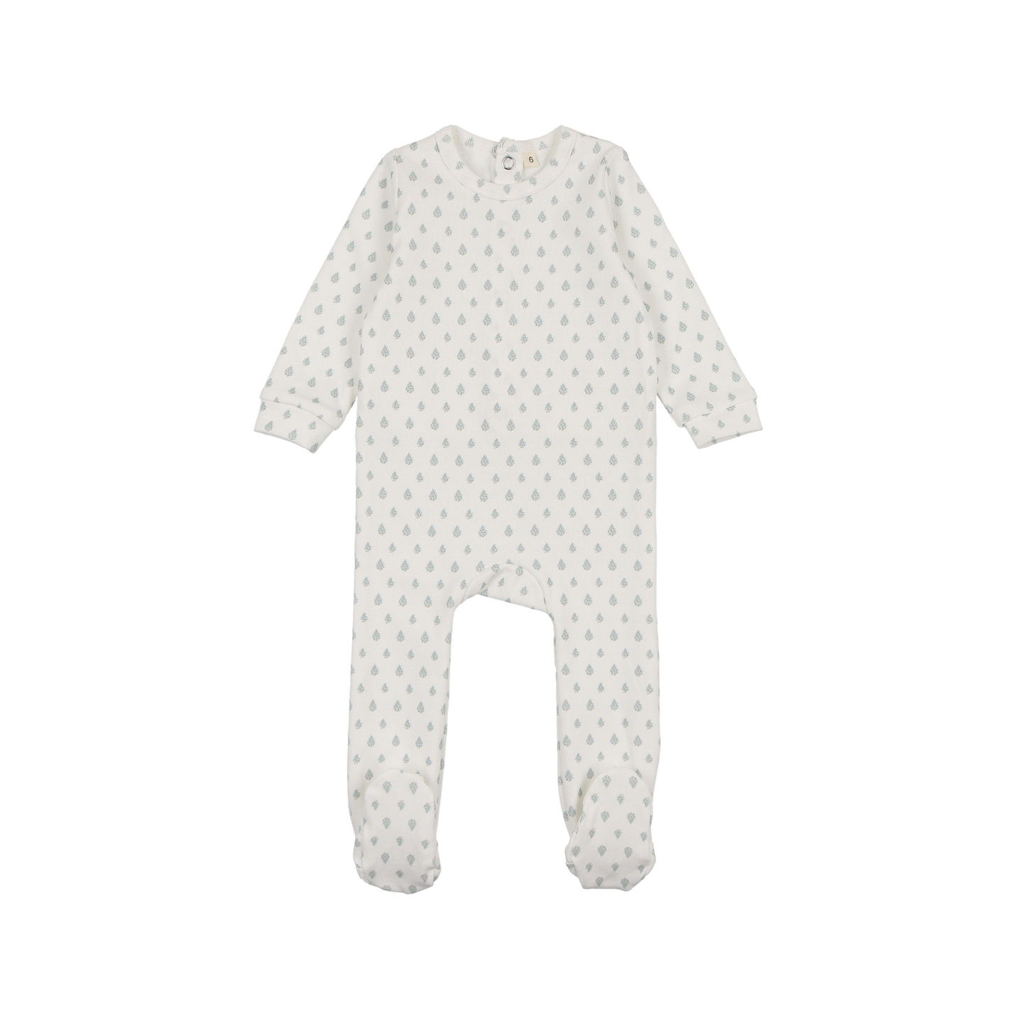 Bonjoy Blooming Blue Blooming Baby Footie