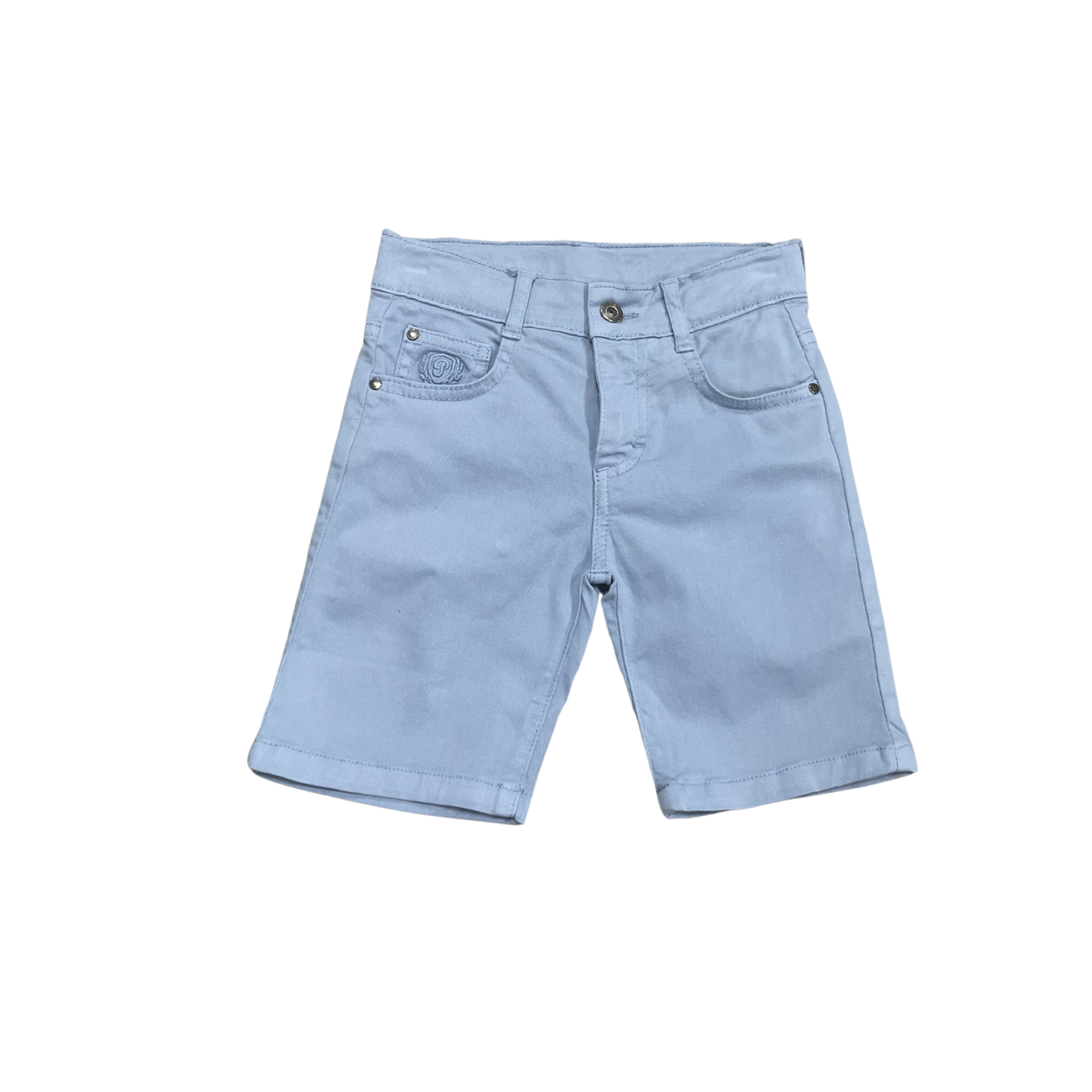 Patachou Sky Blue Plain Woven Shorts