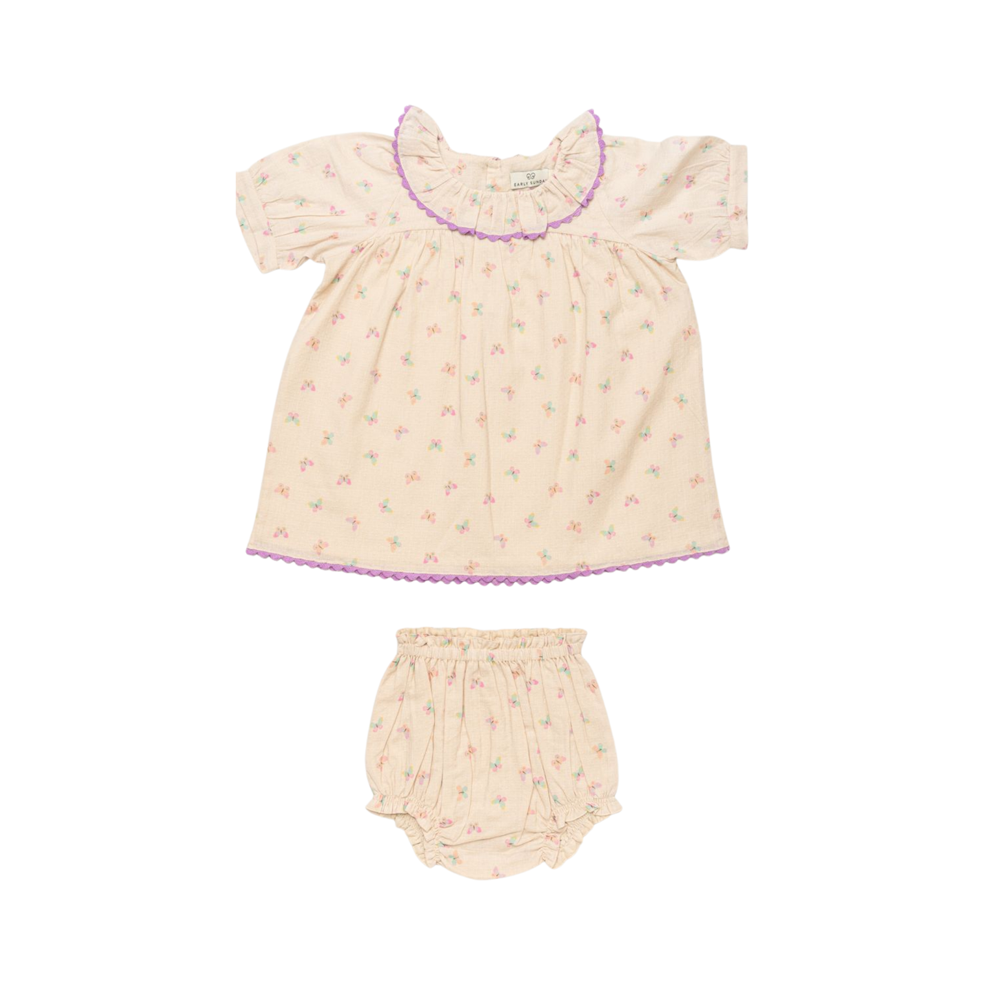Early Sunday Nude Bella Butterflies Bloomer Set