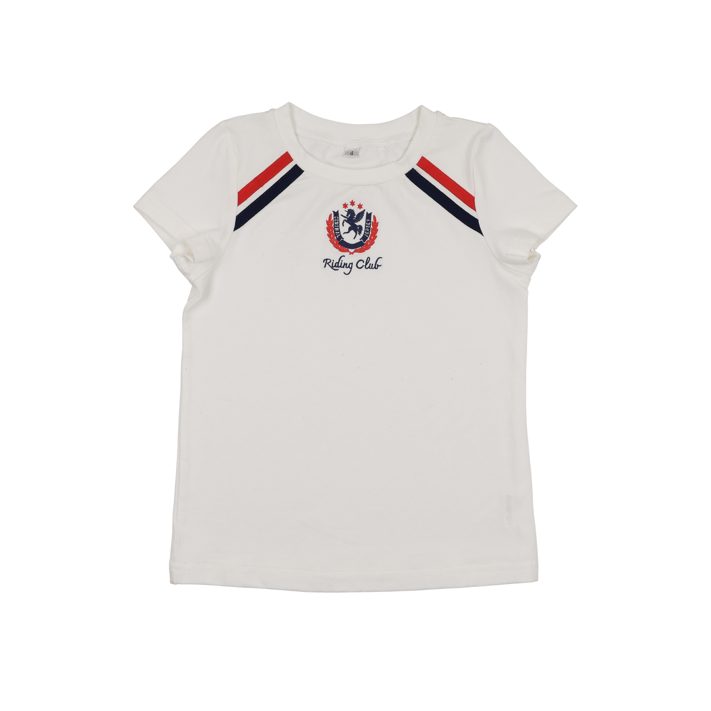 Bonjoy White Riding Club Short Sleeve T-Shirt