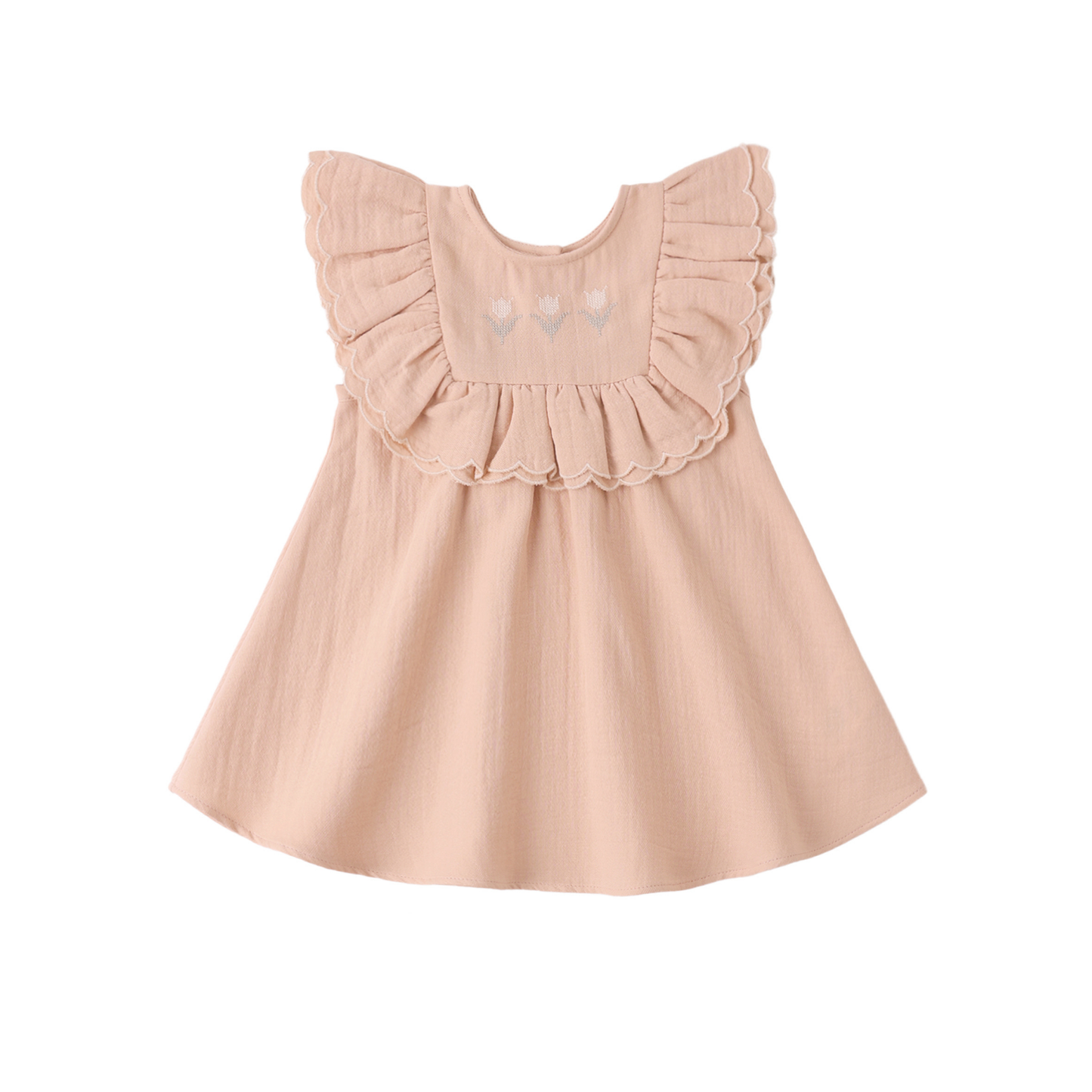 Quincy Mae Melon Lulu Sleeveless Dress