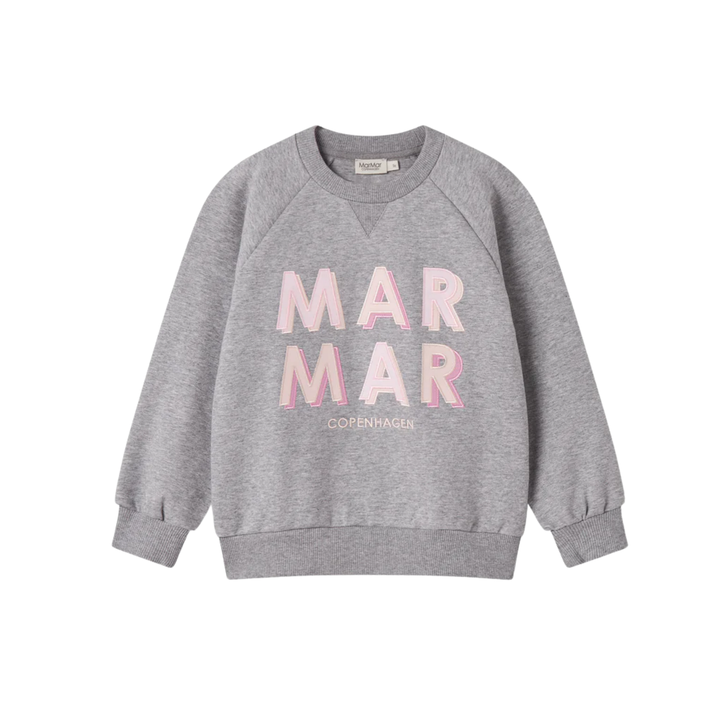 Marmar Pink Logo Theos Long Sleeve Sweatshirt