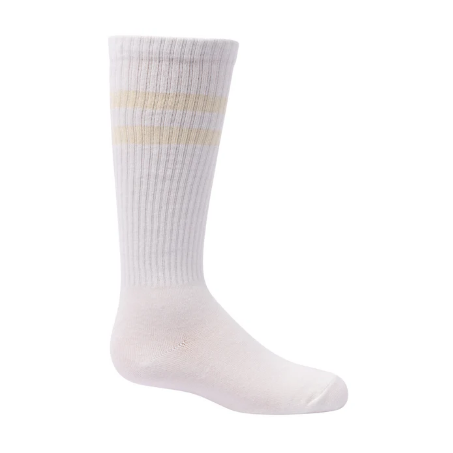 Zubii 011 Light Yellow Pastel Stripe Sport Knee