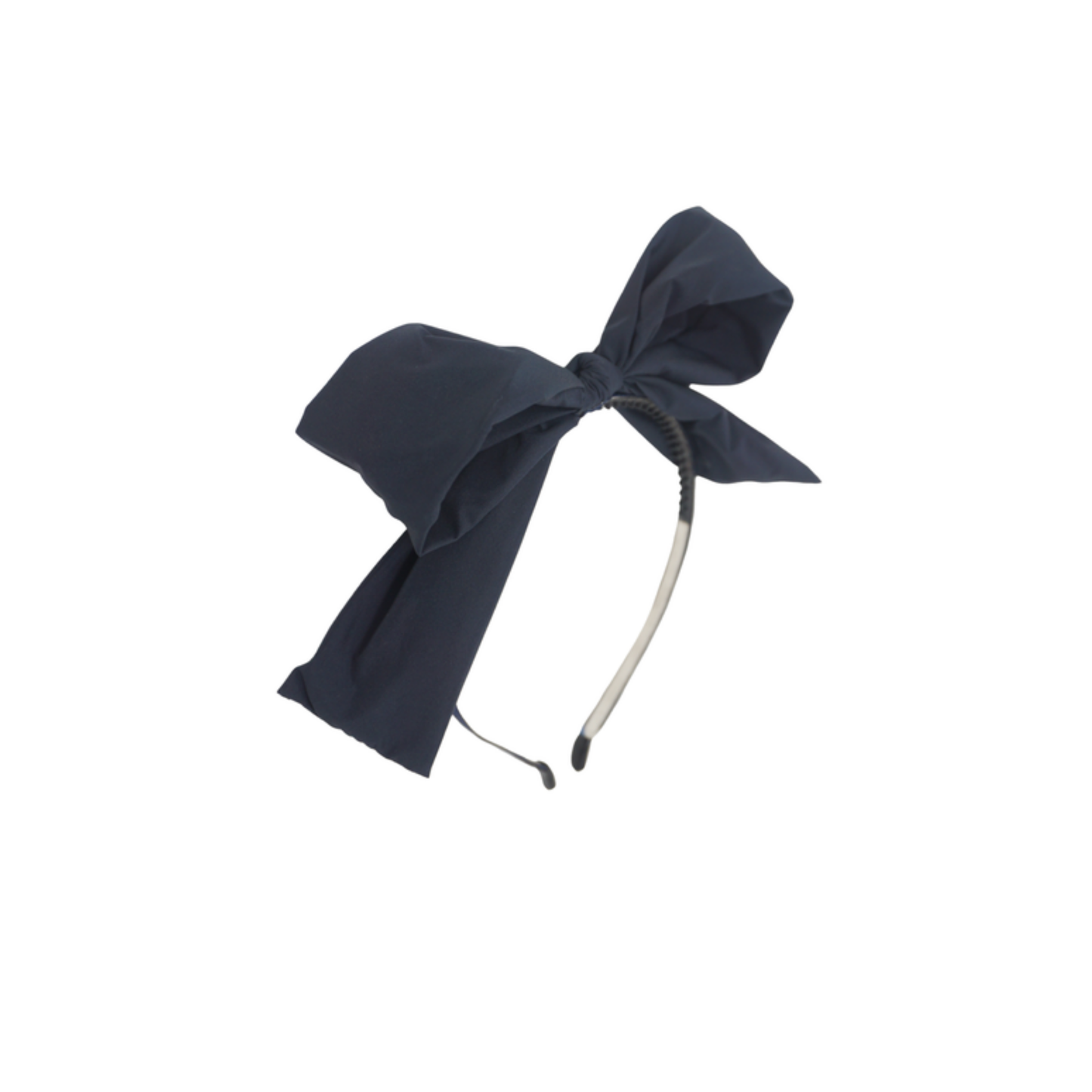 Bandeau Navy Taffeta Collection Dressy Bow Headband