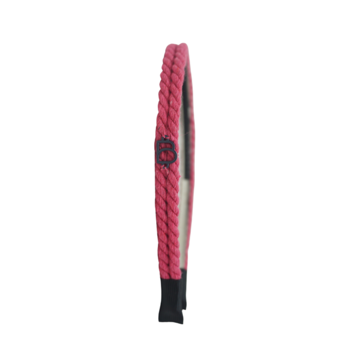 Bandeau Hot Pink Nautical Rope With Gold Edge Collection Double Rope