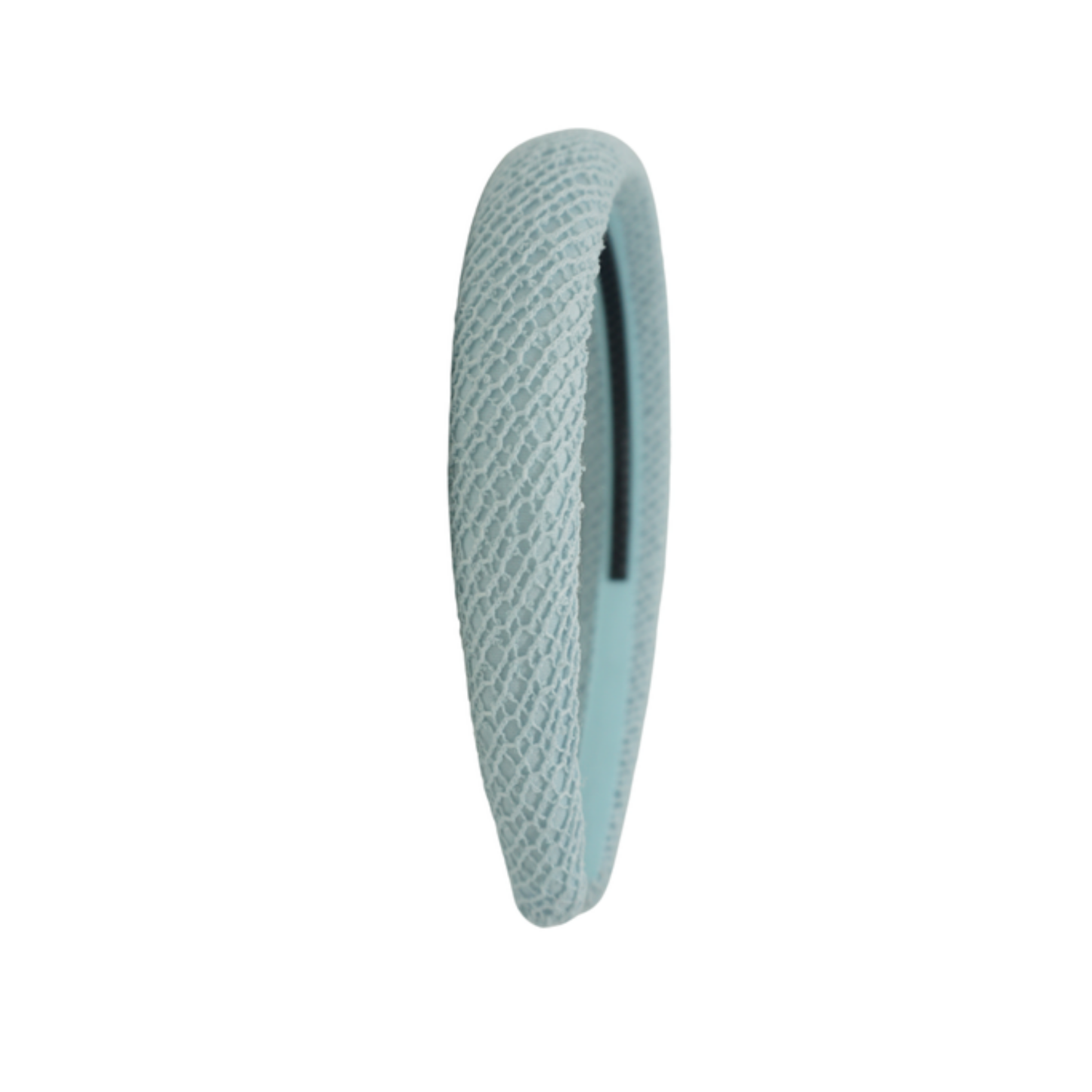 Bandeau Pale Blue Netting Crochet Collection Padded Headband