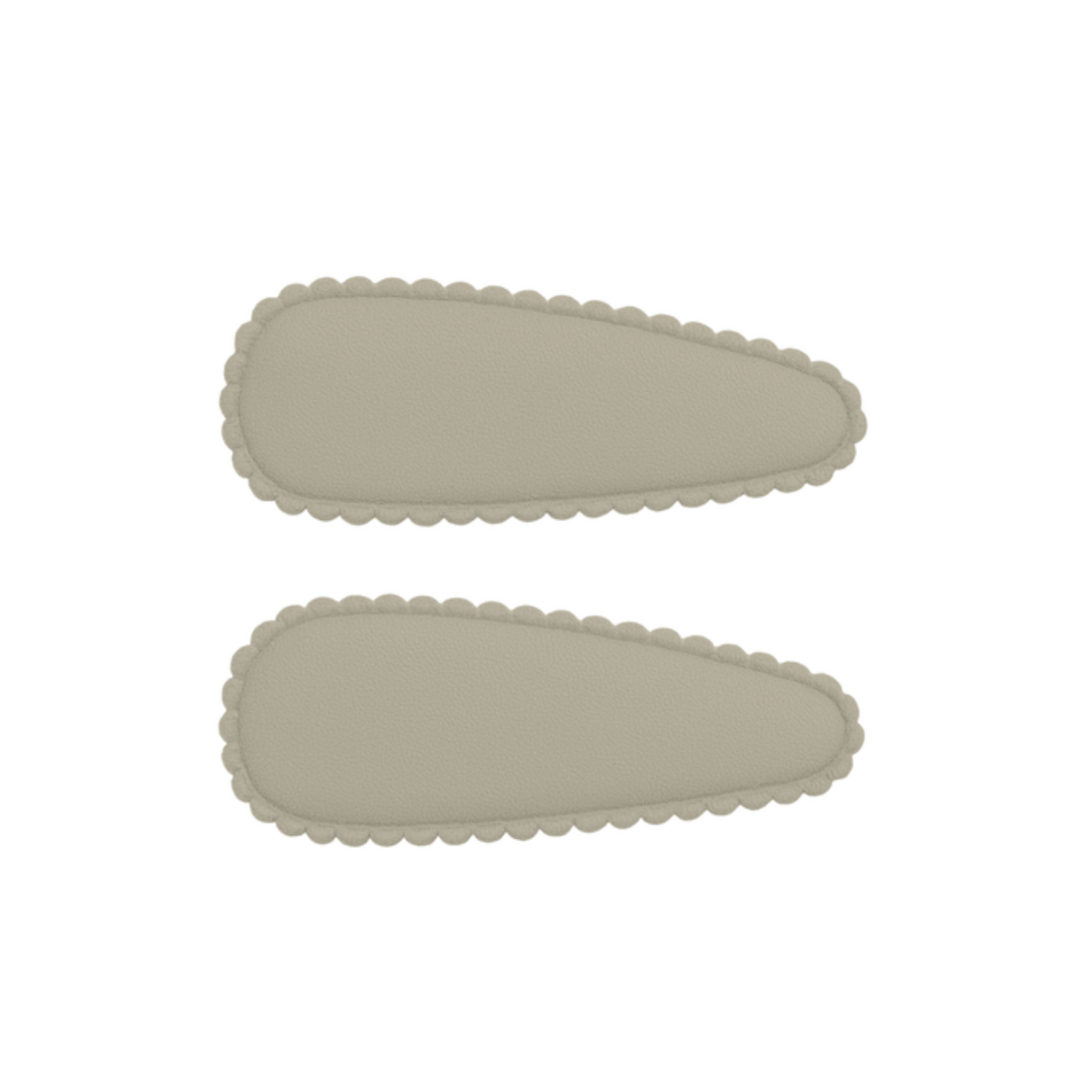 Bandeau Nude / Taupe Taffeta Collection Snap Clip Set