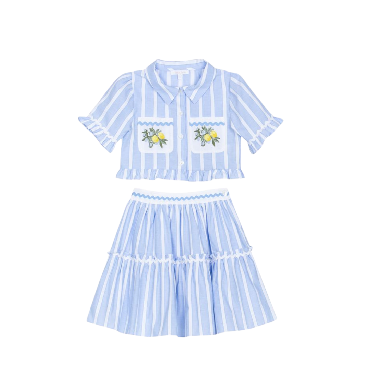 Patachou Sky Blue Stripe Set