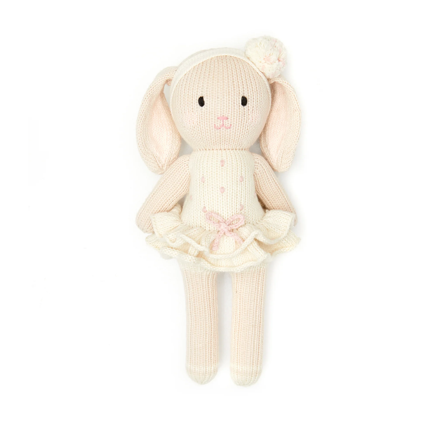 TunTun Natural & Pink Ballerina Bunny