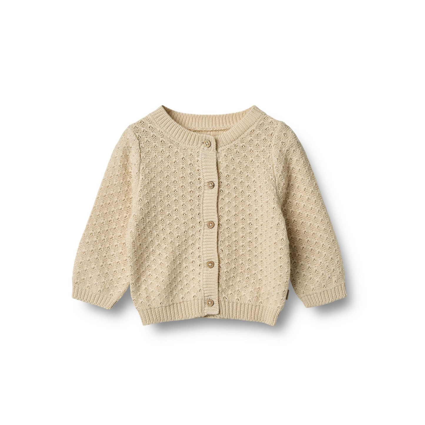 Wheat Sandshell Knit Cardigan Magnella