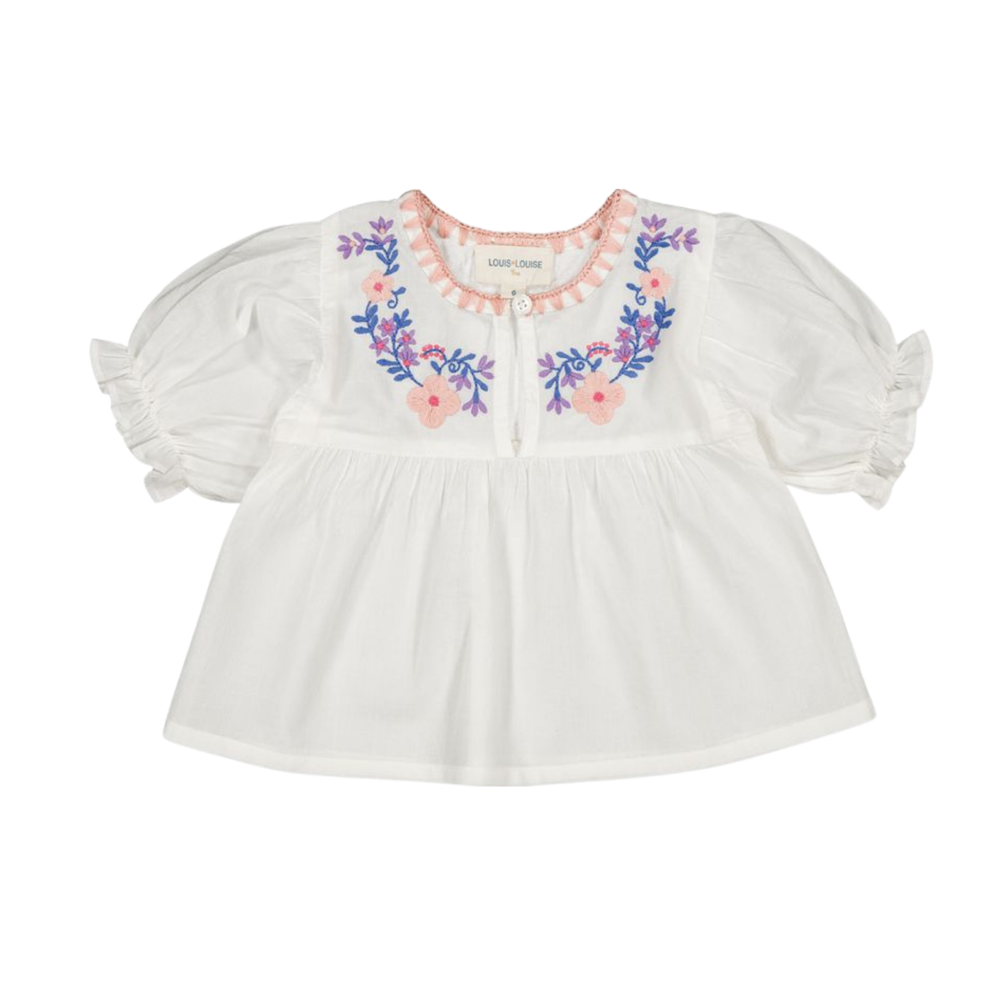 Louis Louise Off White Poonam Elbow Sleeve Blouse