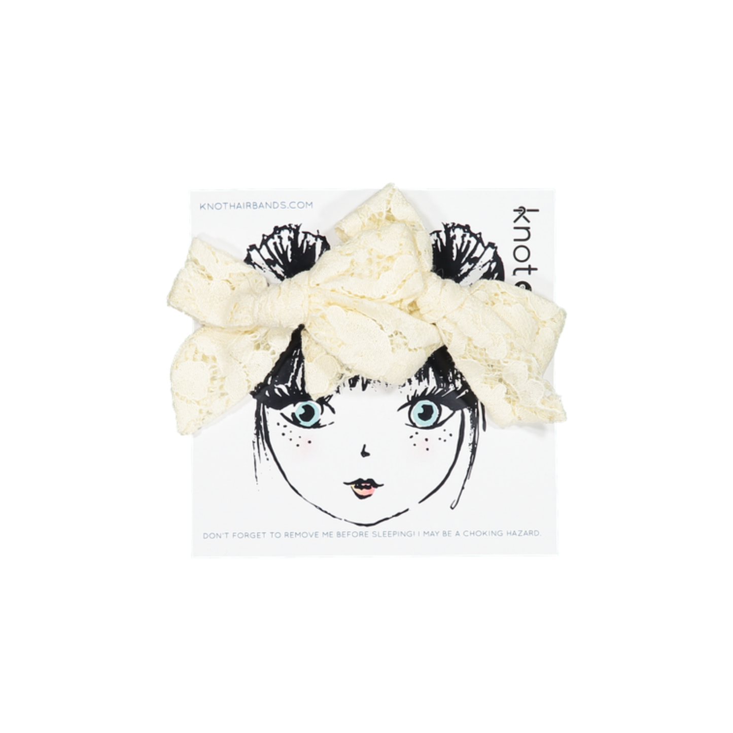 Knot Cream Chantilly Bow Set
