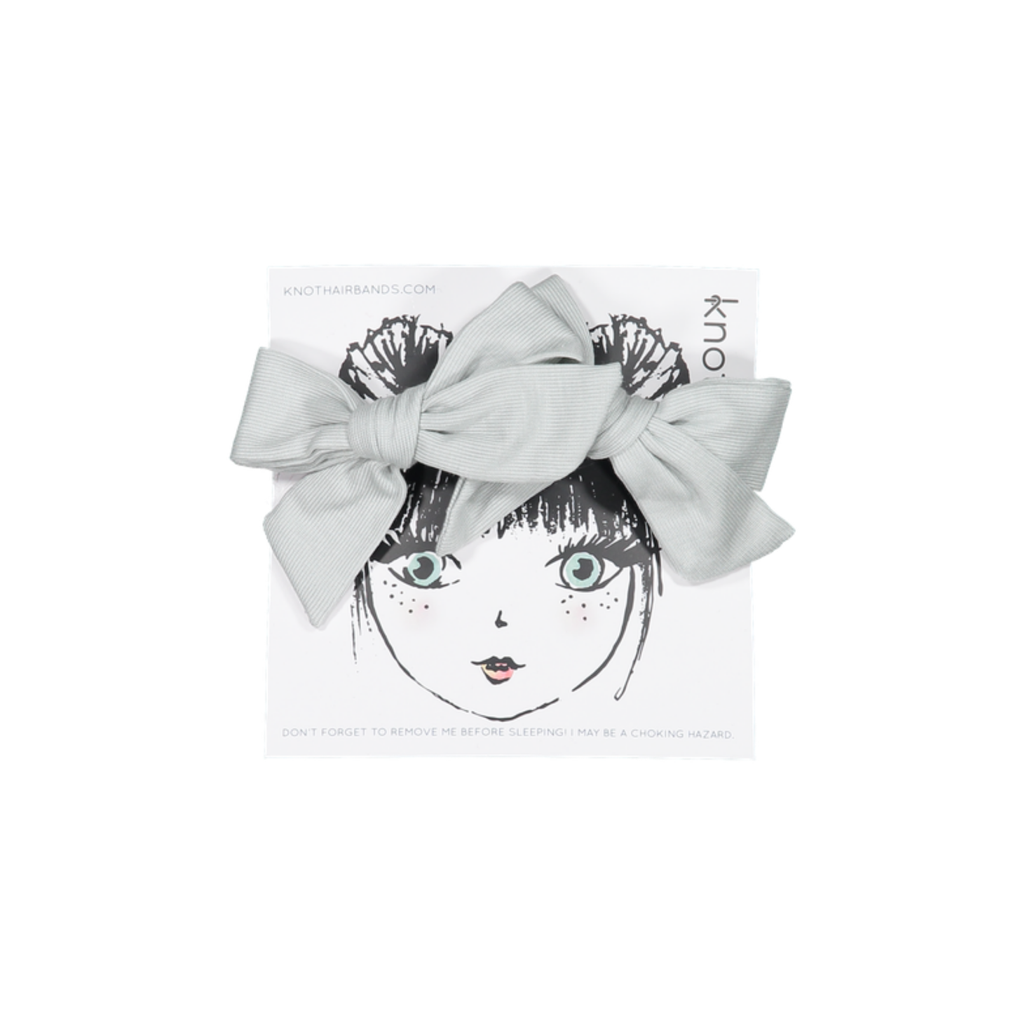 Knot Powder Blue Tidal Tee Bow Set