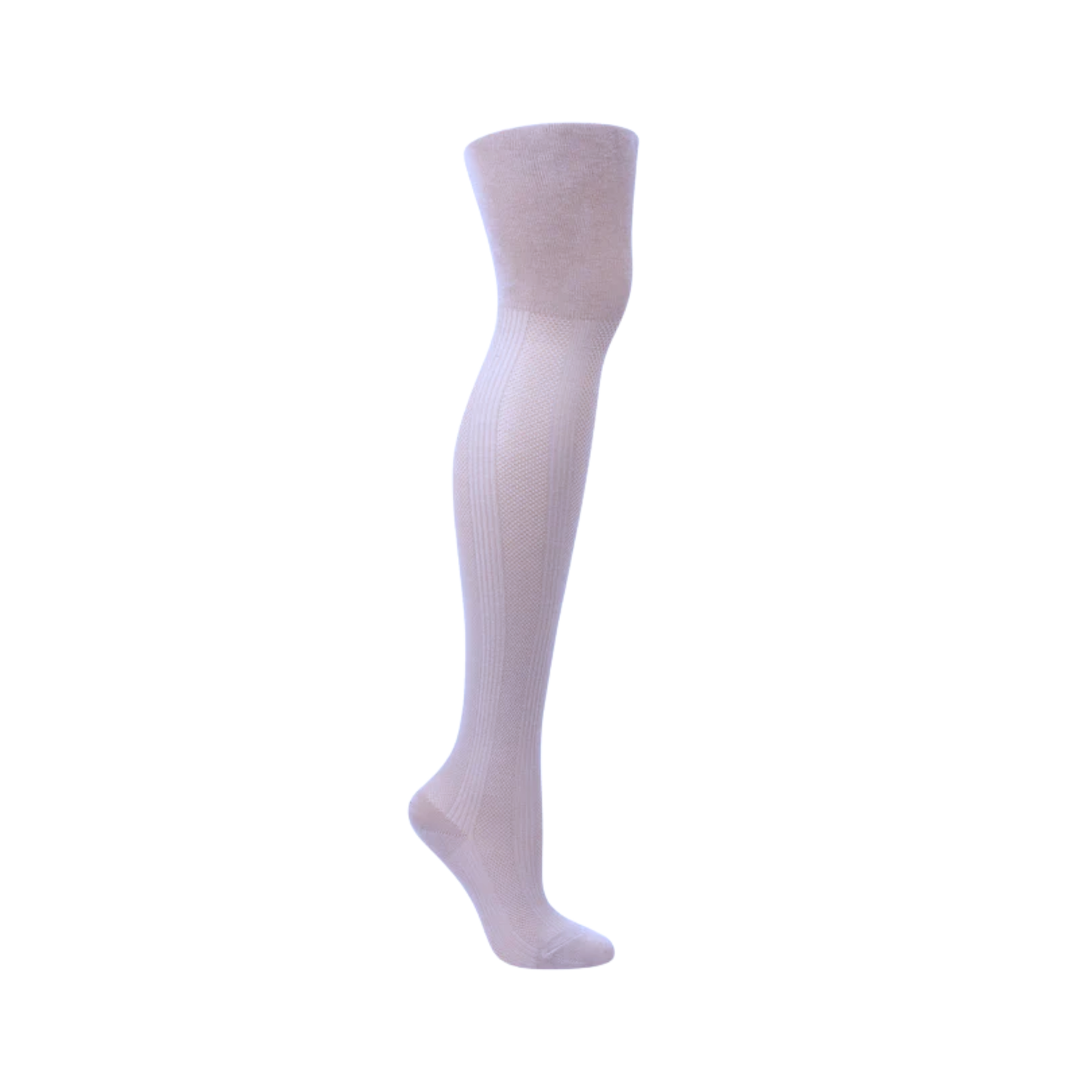Zubii 99 Ivory Fishnet Stripe Modal Tights