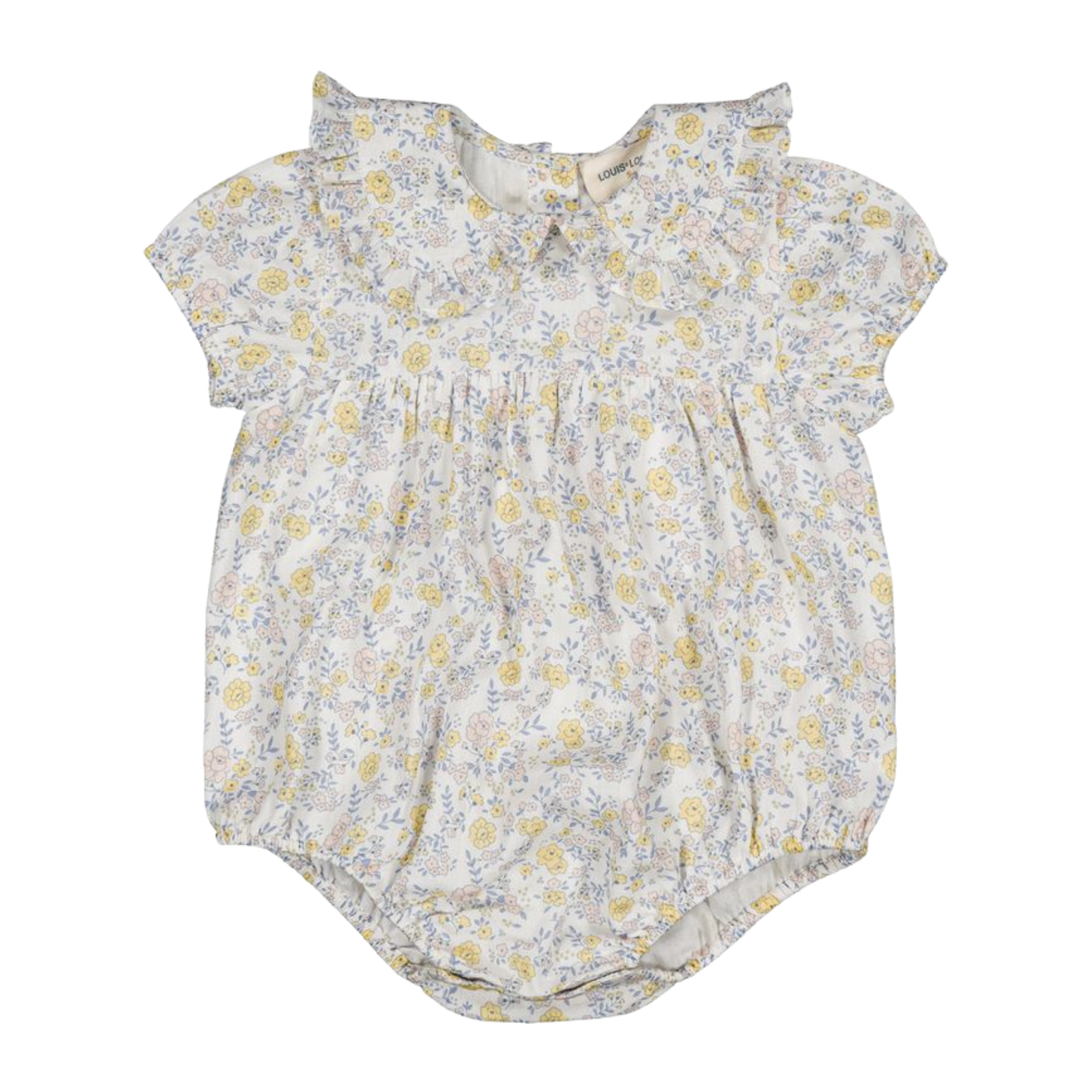 Louis Louise Off White Poupette Romantic Flower Romper