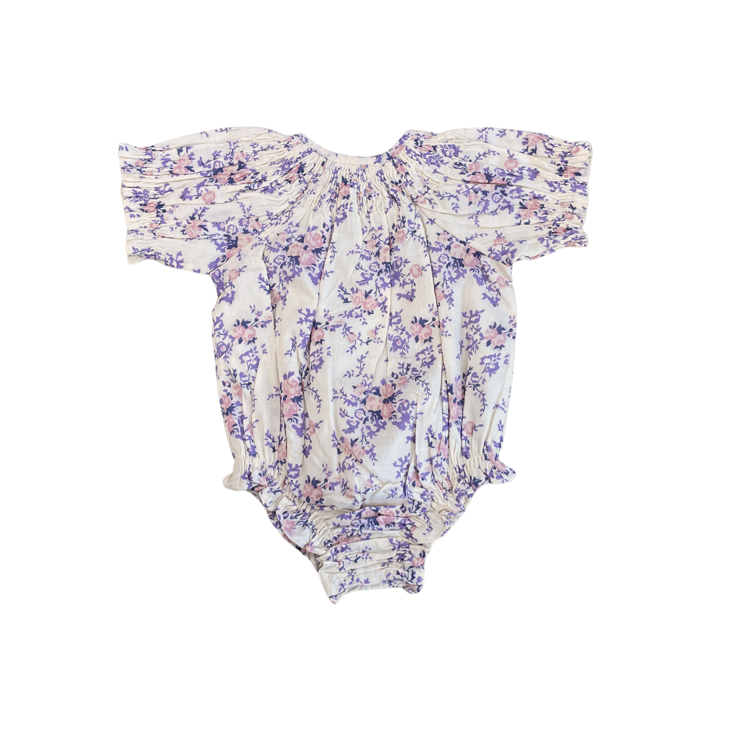Louis Louise Pink/Mauve Angelika Bouquet Romper